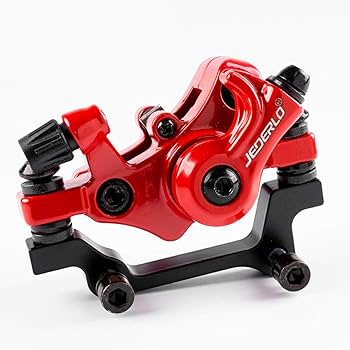 Red キャリパーブレーキ Amazon | amleso 自転車ディスクブレーキキャリパー0 / ローター